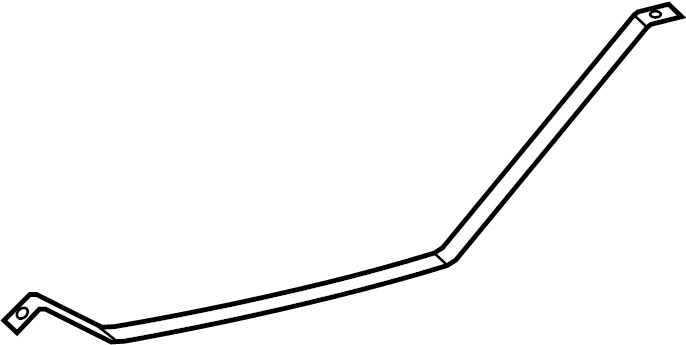 View 7760247060 Fuel Tank Strap Full-Sized Product Image
