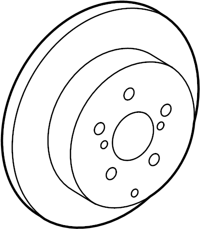View 4243147080 Disc Brake Rotor (Rear) Full-Sized Product Image