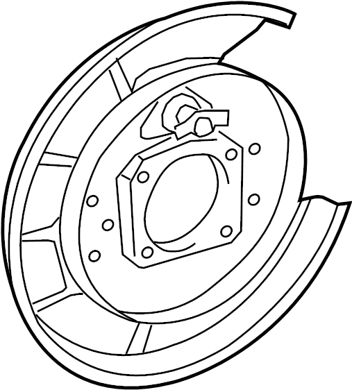 View 4650447050 Brake. Plate.  Full-Sized Product Image