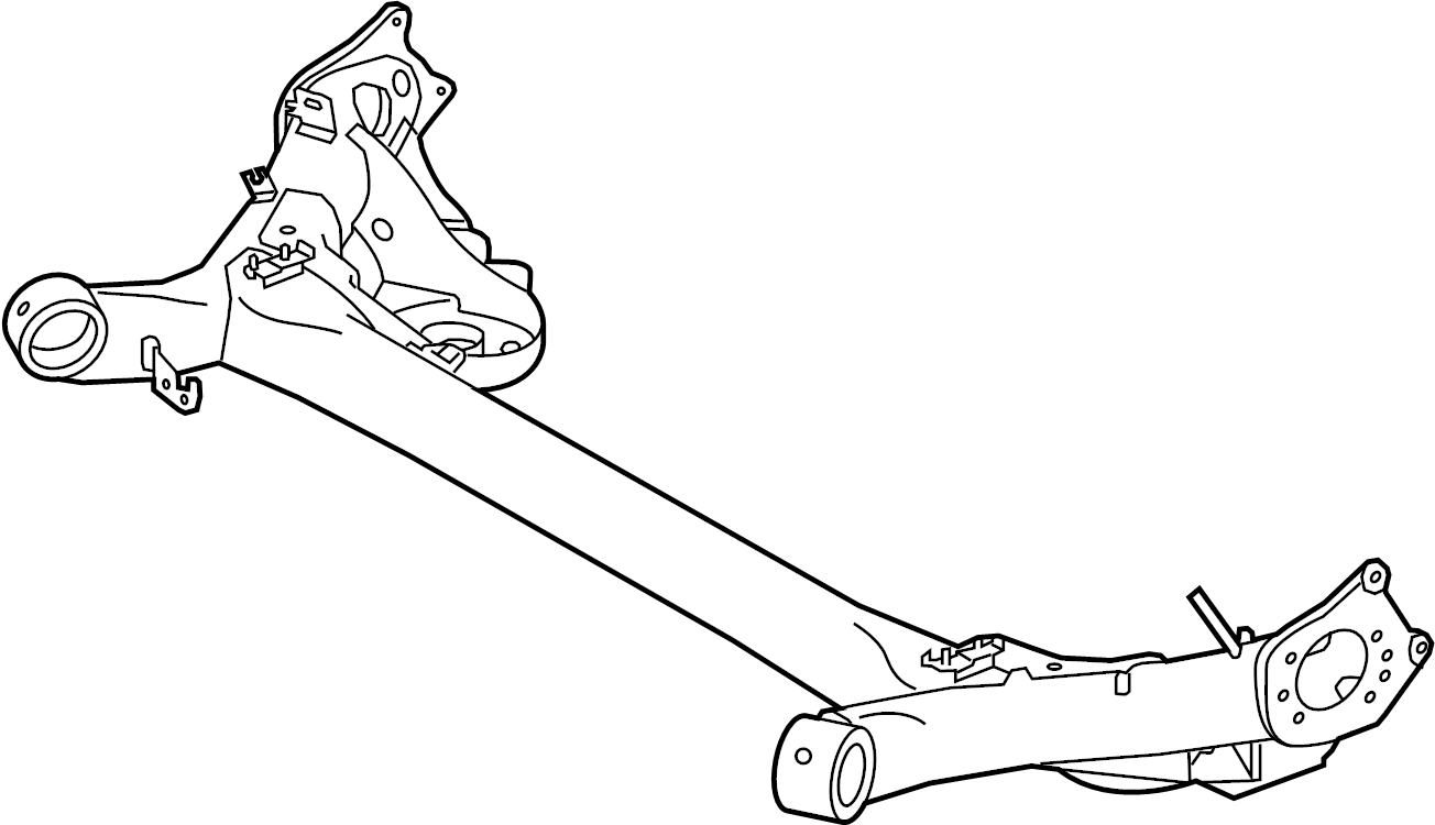 View 4210164010 Suspension Subframe (Rear) Full-Sized Product Image