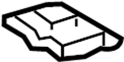 View 5831847030 Floor Pan Bracket (Front, Rear) Full-Sized Product Image