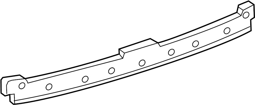 View 5261547060 Bumper Impact Absorber (Rear) Full-Sized Product Image