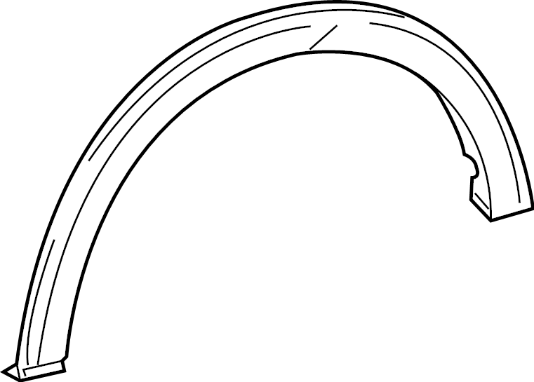 View 7560252010 Wheel Arch Molding (Front) Full-Sized Product Image