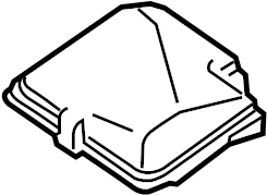 View 8266252740 Cover, Relay Block. Relay box Cover. (Upper) Full-Sized Product Image