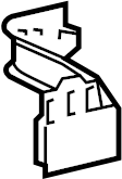 View 827155C290 Junction Block Bracket (Rear, Lower) Full-Sized Product Image