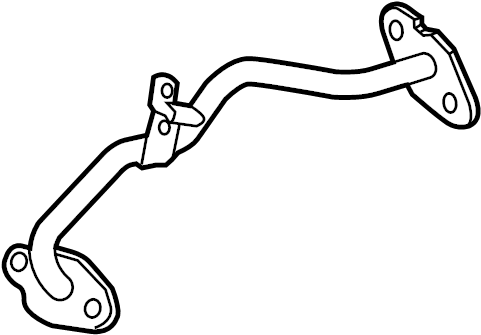 View 2561221010 Exhaust Gas Recirculation (EGR) Tube Full-Sized Product Image