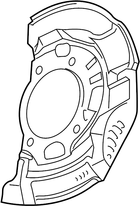 View 4778152030 Brake Dust Shield Full-Sized Product Image