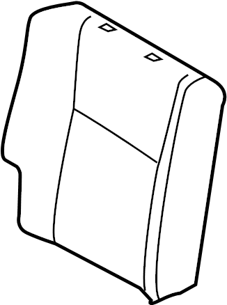 View 7107752P71C0 Seat Back Cushion Cover (Rear) Full-Sized Product Image