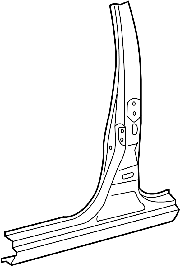 View 6141252330 Body B-Pillar and Rocker Panel Full-Sized Product Image