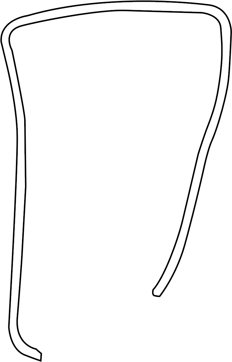 View 6233252110 Door Seal (Rear, Lower) Full-Sized Product Image