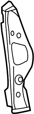 View 6171252220 Body C-Pillar Reinforcement (Rear, Upper) Full-Sized Product Image