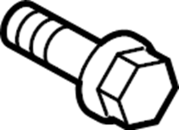 View 90119A0316 Bolt. Spare. Impact. Bar.  Full-Sized Product Image