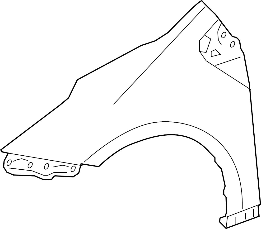 View 5380247110 Fender (Front) Full-Sized Product Image