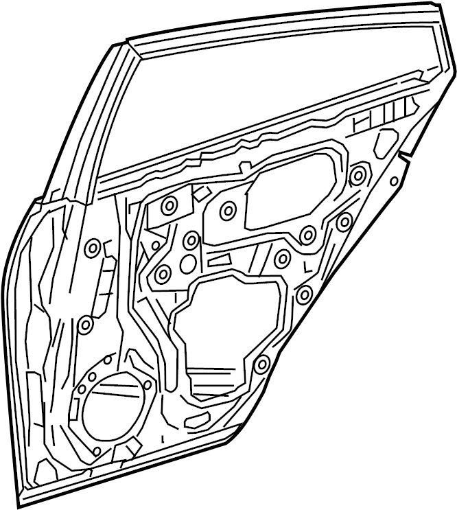 View 6700347150 Door Shell (Rear) Full-Sized Product Image