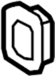 View 5846033020 Hook. Trim. Striker. Panel. (Front, Rear, Lower) Full-Sized Product Image