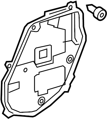 View 6783147120 Door Water Deflector (Front) Full-Sized Product Image