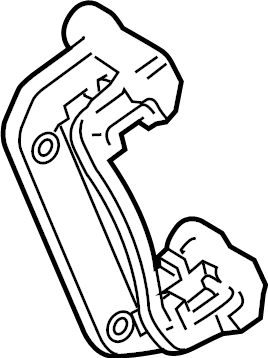 View 4782147110 Disc Brake Caliper Bracket (Rear) Full-Sized Product Image