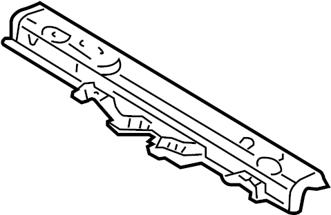 View 5320552032 Radiator Support Tie Bar (Upper) Full-Sized Product Image