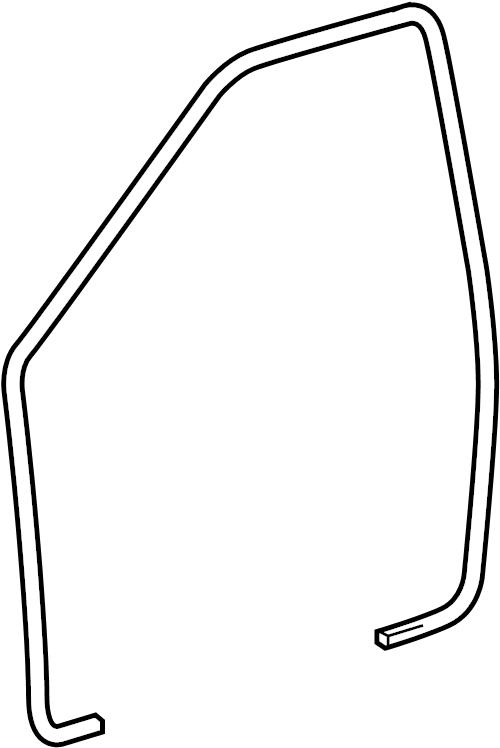 View 6231152060B1 Door Seal (Front, Lower) Full-Sized Product Image