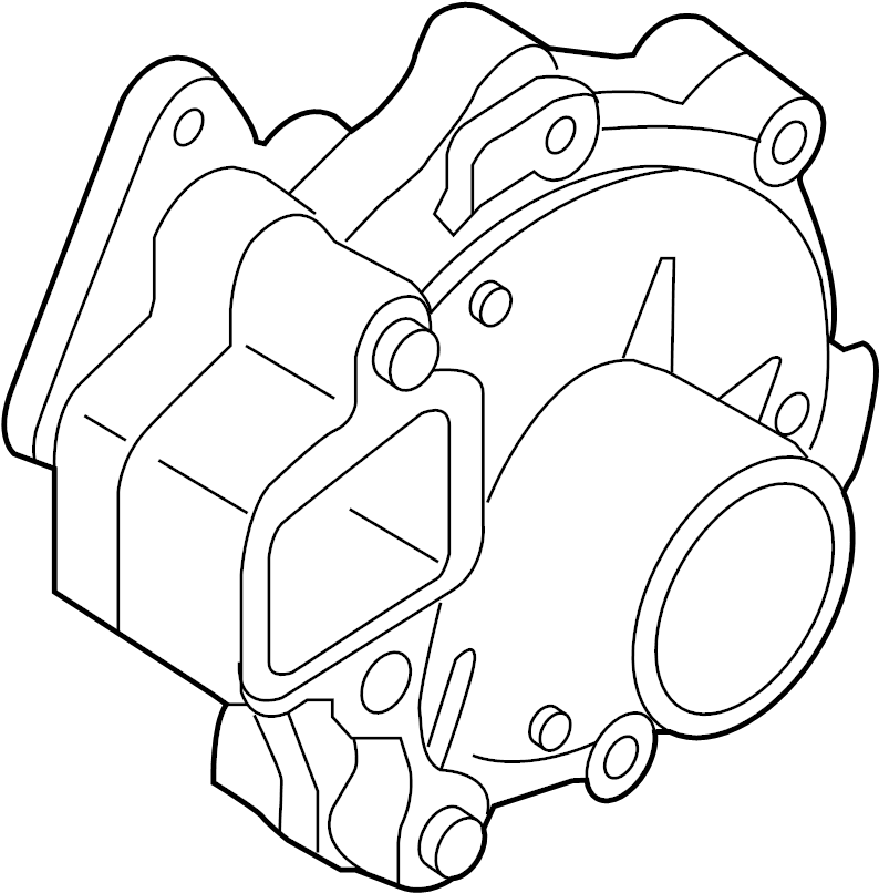 View 16100WB002 Engine Water Pump Full-Sized Product Image