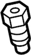 View 55738WB002 Hood Stop Buffer (Upper) Full-Sized Product Image