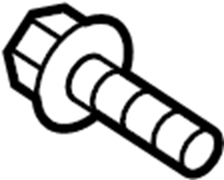 View 90118WB430 Engine Crankshaft Pulley Bolt Full-Sized Product Image