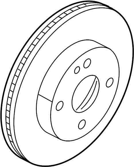 View 43512WB001 Disc Brake Rotor (Front) Full-Sized Product Image