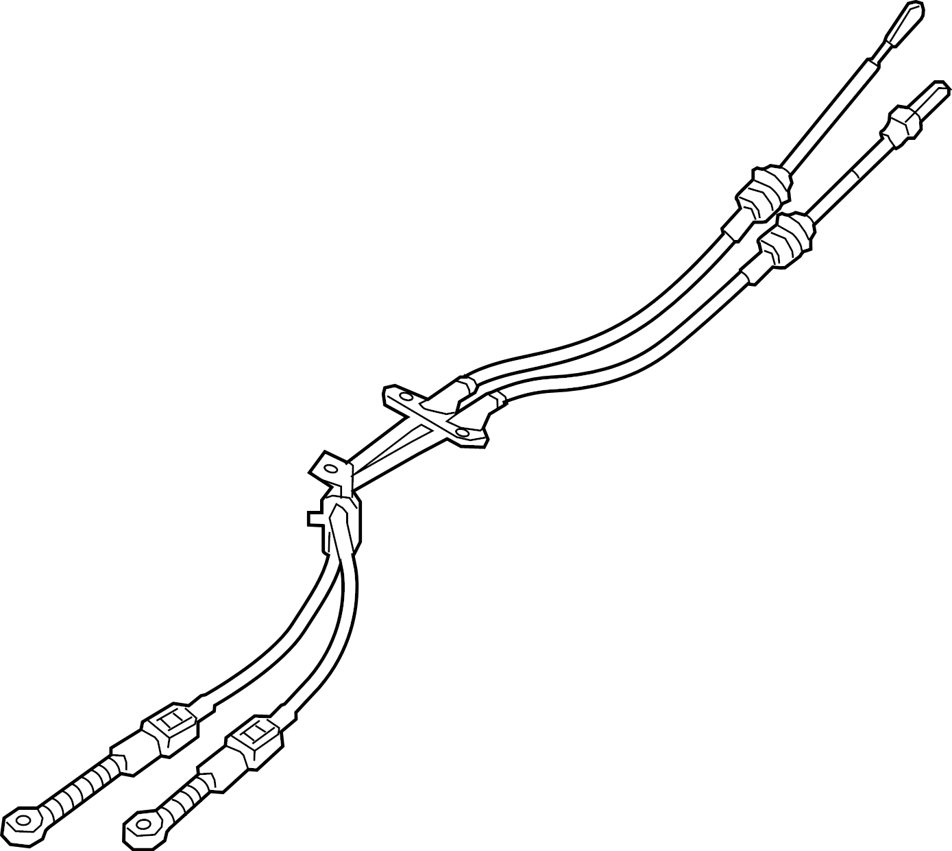 View 33820WB001 Manual Transmission Shift Cable Full-Sized Product Image