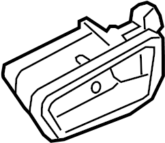View 69206WB003 Interior Door Handle Full-Sized Product Image