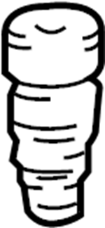 View 4833152040 BUMPER, FRONT SPRING, LH; BUMPER, FRONT SPRING, RH Full-Sized Product Image