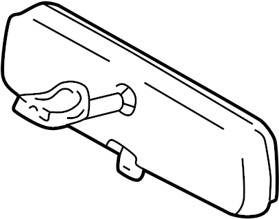 View 8781052010B1 Interior Rear View Mirror (Right) Full-Sized Product Image