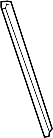 View 7557352100 Liftgate Reveal Molding (Lower) Full-Sized Product Image