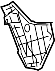 View 5259252120 Bumper Seal (Rear) Full-Sized Product Image