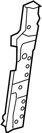 View 5320412060 Radiator Support Side Panel (Upper) Full-Sized Product Image