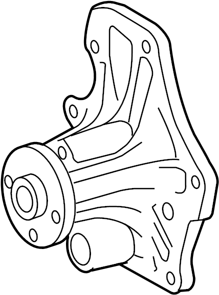 View 161000H050 Engine Water Pump Full-Sized Product Image