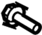 View 9010910089 Seat Armrest Bolt Full-Sized Product Image