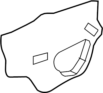 View 6783112700 Door Water Deflector (Front) Full-Sized Product Image