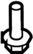 View 9011910951 Fuel Tank Strap Bolt Full-Sized Product Image