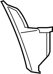 View 5259112240 Bumper Corner Cover (Rear, Upper) Full-Sized Product Image