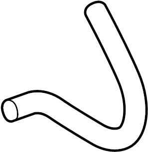 View 1657222130 Radiator Coolant Hose (Upper, Lower) Full-Sized Product Image