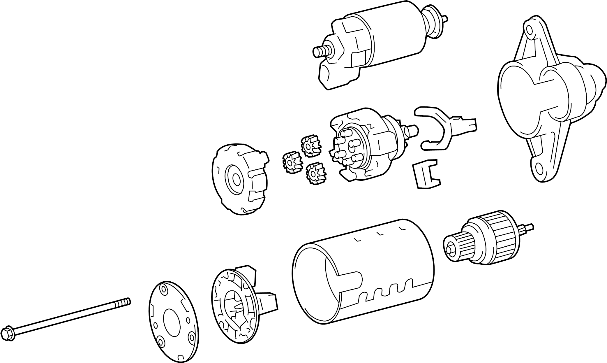 View 2810037130 Starter Motor Full-Sized Product Image