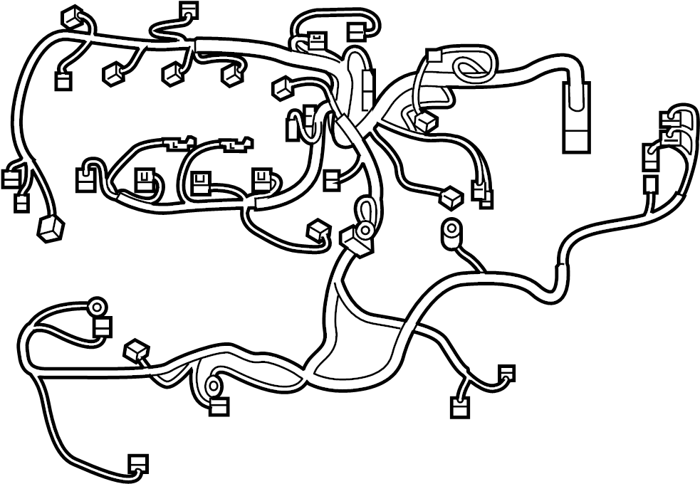 View 8212112U40 Engine Wiring Harness Full-Sized Product Image