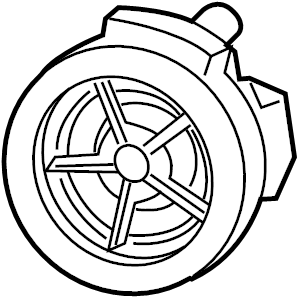 View 8616002A70 Speaker (Front) Full-Sized Product Image