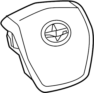 View 4513012E10C0 Steering Wheel Air Bag Full-Sized Product Image