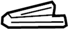 View 7252552050C0 Seat Back Recliner Adjustment Handle (Right) Full-Sized Product Image