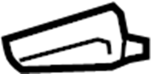 View 7252647010C0 Seat Back Recliner Adjustment Handle (Right) Full-Sized Product Image
