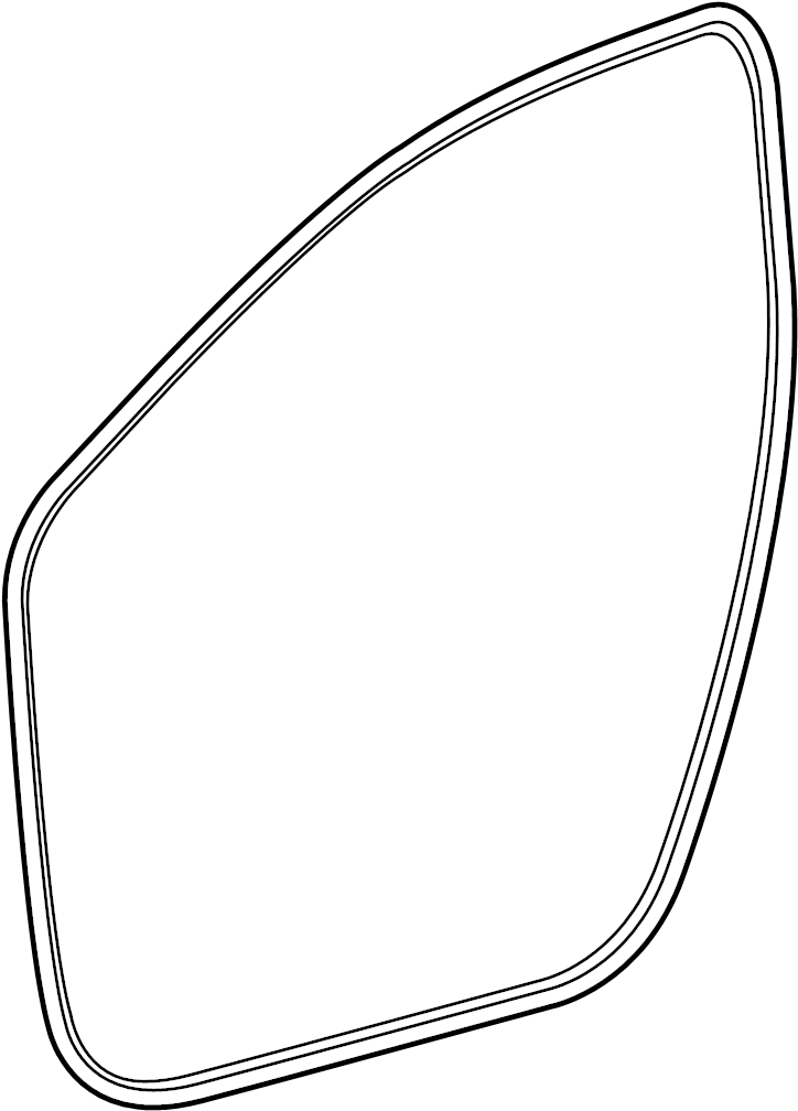 View 6231112250 Door Seal (Front, Lower) Full-Sized Product Image
