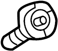 View 9015960591 Screw. Door. Panel. Trim. Armrest.  Full-Sized Product Image