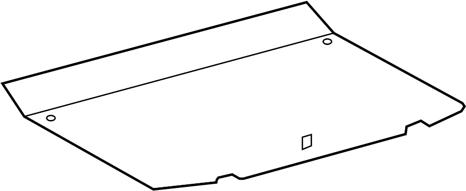 View 5857012510C0 Spare Tire Compartment Cover (Rear) Full-Sized Product Image