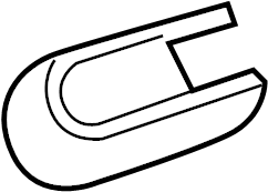 View 8524412030 Back Glass Wiper Arm Cap (Rear) Full-Sized Product Image